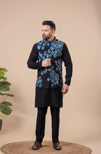Midnight Blue Diamond Jacket Set