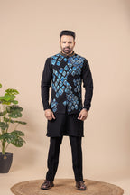 Midnight Blue Diamond Jacket Set