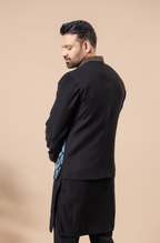 Midnight Blue Diamond Jacket Set