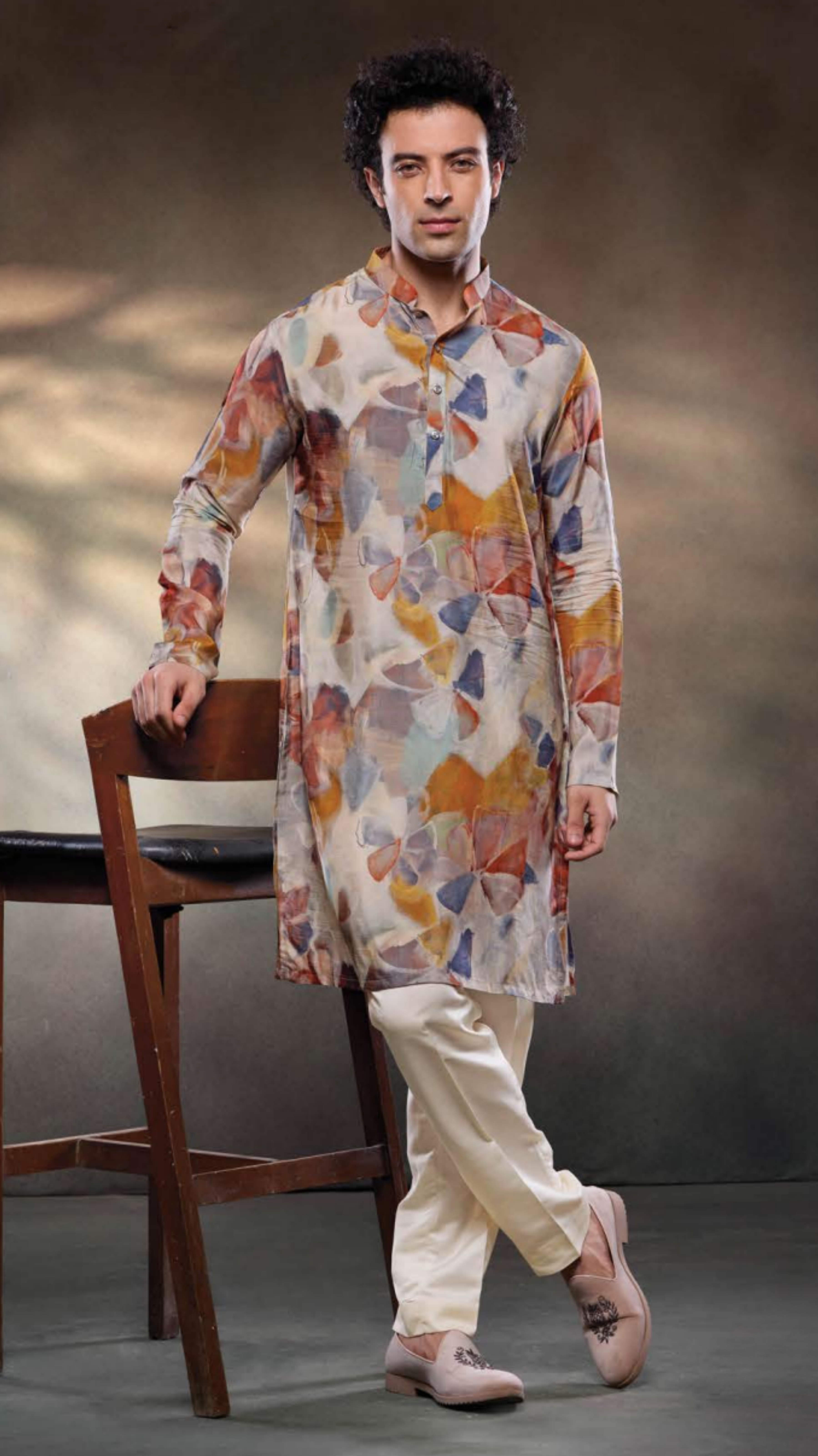 Aurora Canvas Kurta Set — Raang Collection