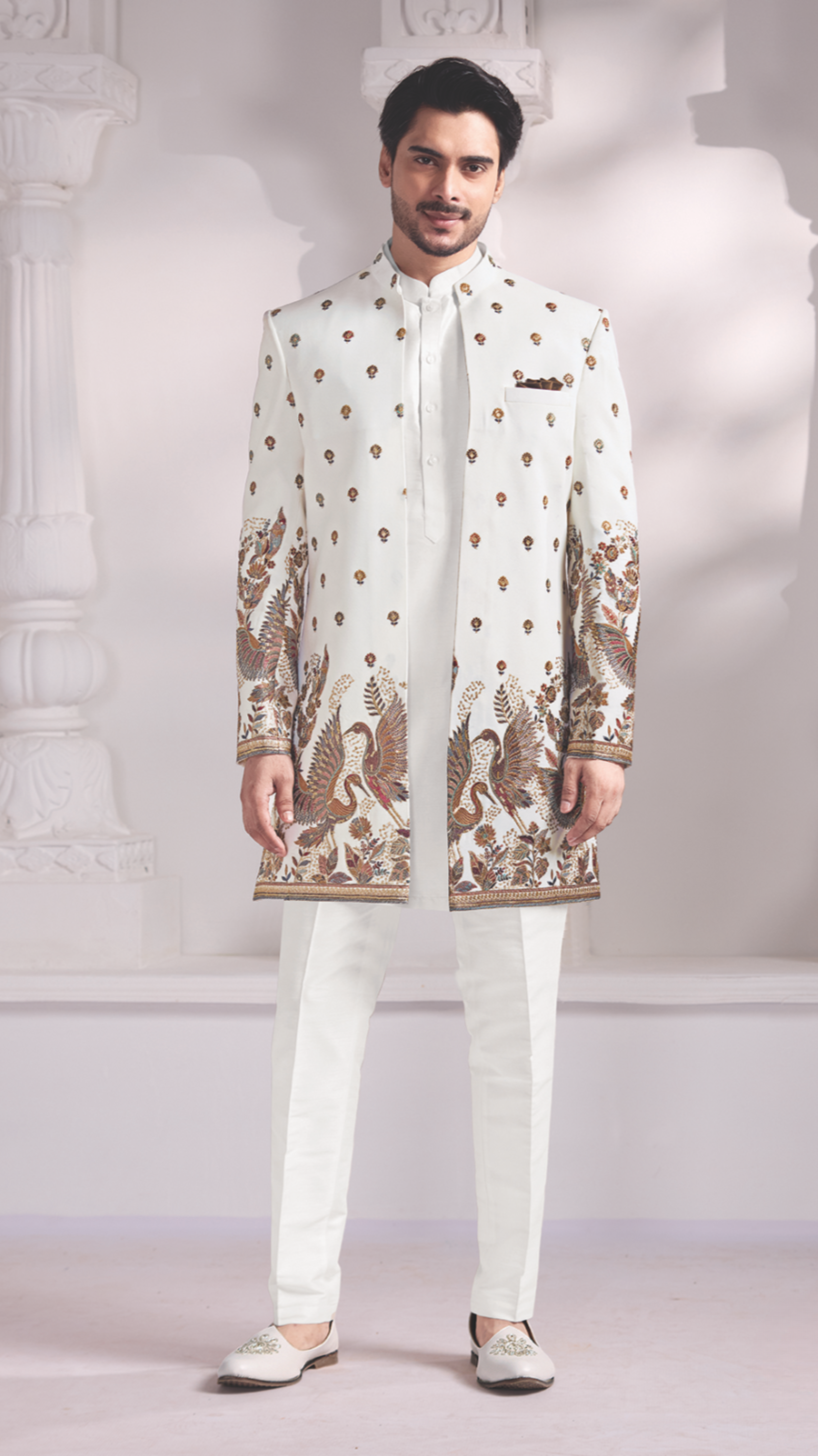 Eden Pattern Indo-Western Set