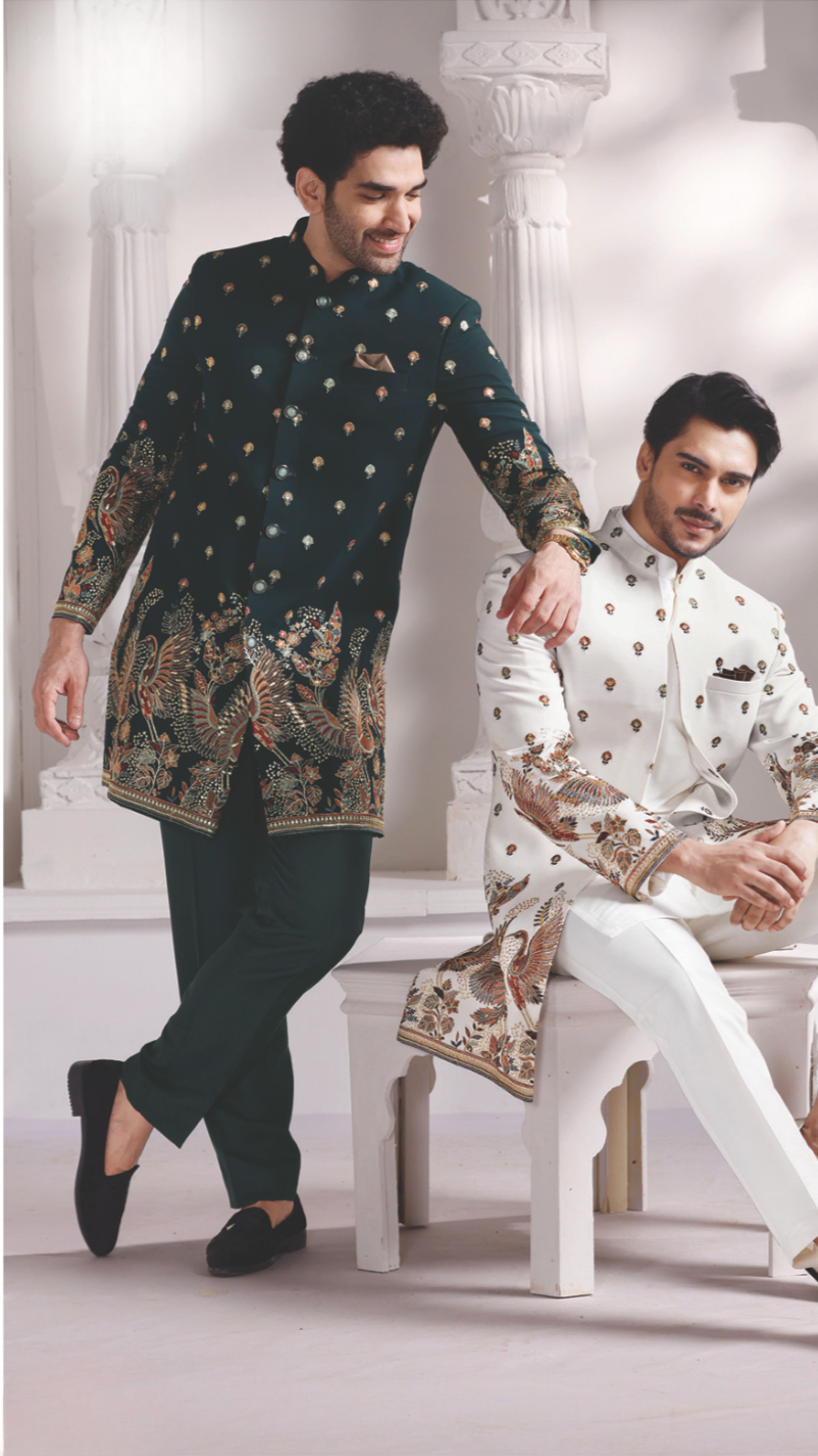 Eden Pattern Indo-Western Set