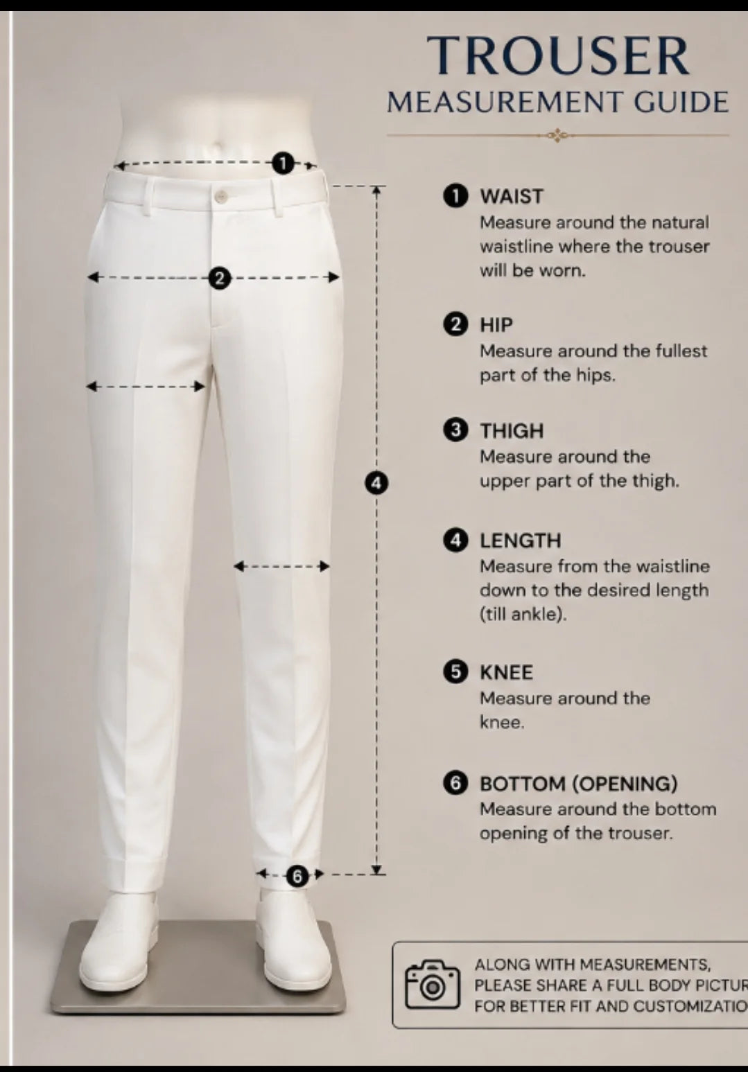 Trouser | Pajama Measurement